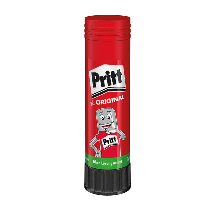 LOT de 15 Grand bâton de colle Pritt 43grs - Sans solvant - 97% d'ingrédients naturels - Lavable à 20ºC - Sans danger pour les enfants