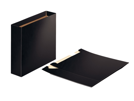 LOT de 20 Boîte de classement en carton Esselte - Format A4 - Dos de 75 mm - Capacité de 500 feuilles - Couleur noire