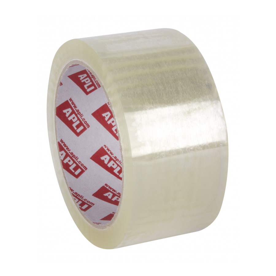 LOT de 36 rouleaux Apli Transparent Solvent Seal - PVC - Extra Fort - Silencieux - 48 mm x 66 m 32 m