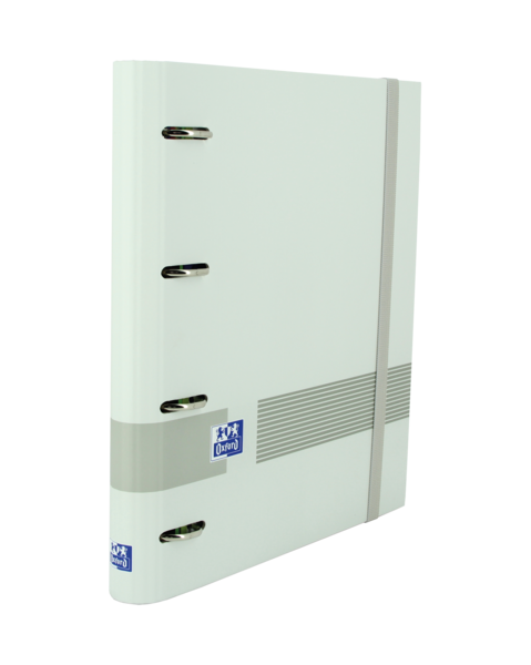 LOT de 4 Classeur européen Oxford & You A4+ - Couverture extra rigide - Dos 45 mm - Anneaux 4Dx35 mm - Recharge 5x5 - Tableau d'écriture et d'effacement - Feuille d'autocollants