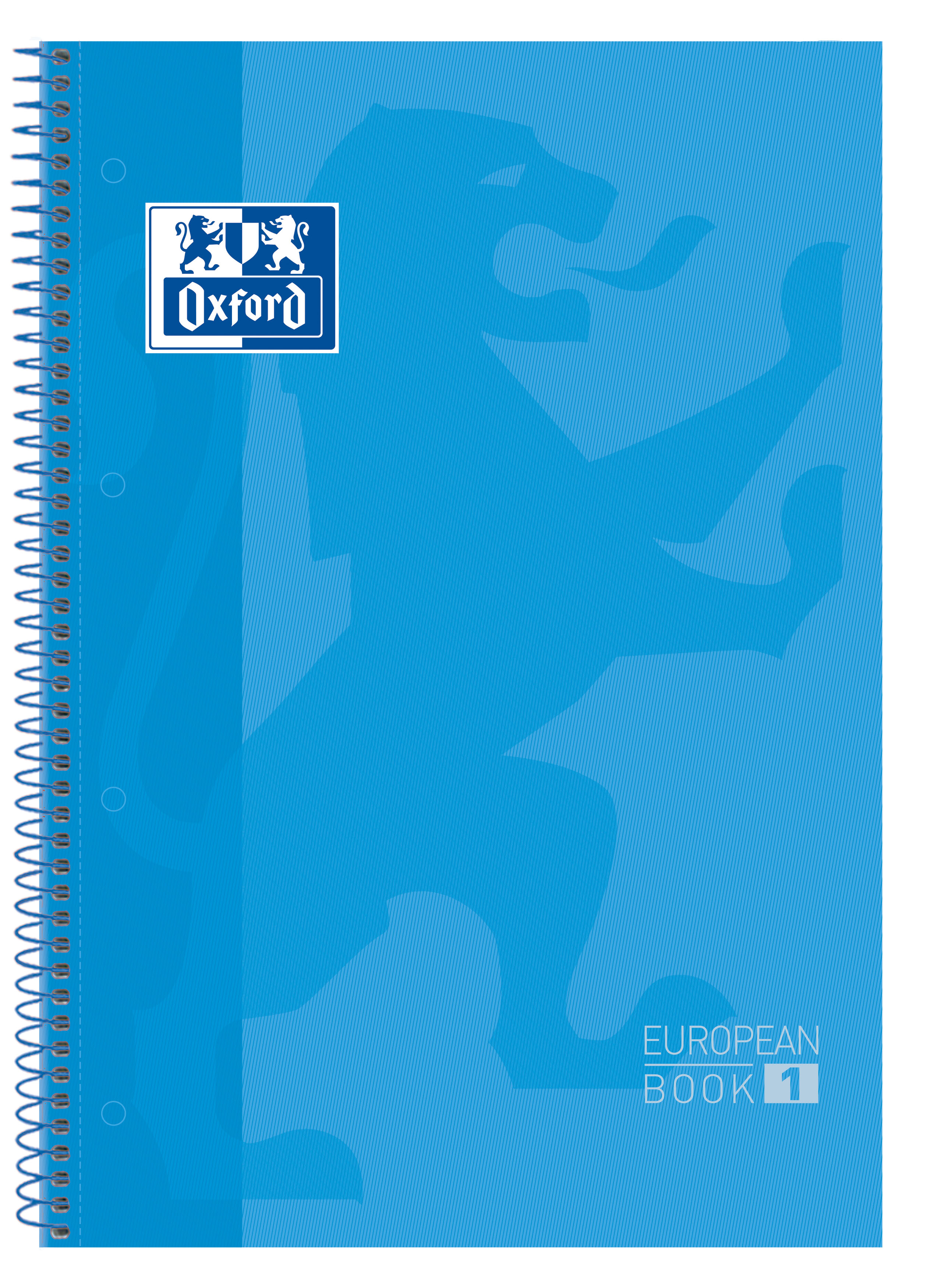 Cahier Oxford A4+ 5x5mm 80f Turquoise