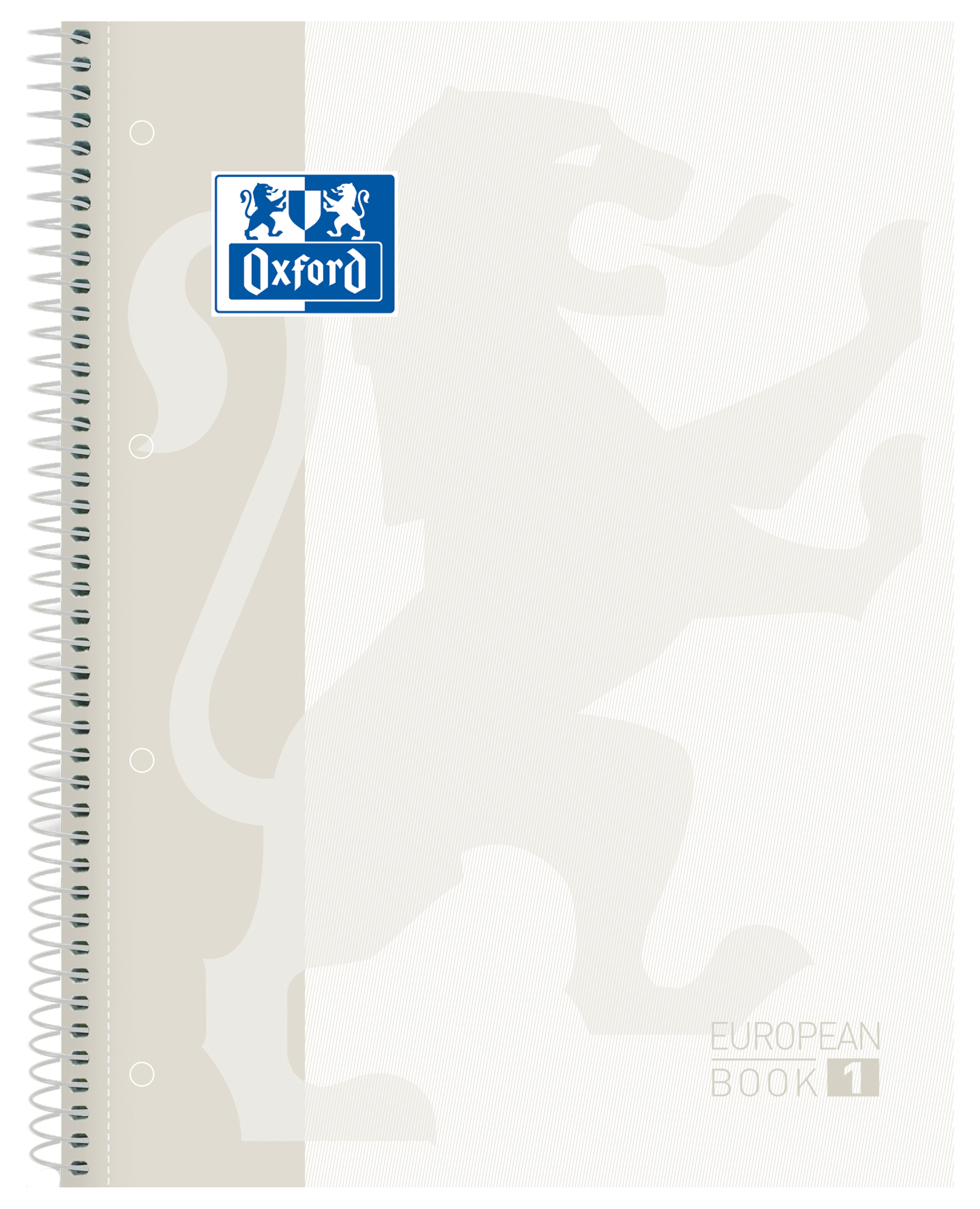 Cahier Oxford A4+ 5x5mm 80f Blanc