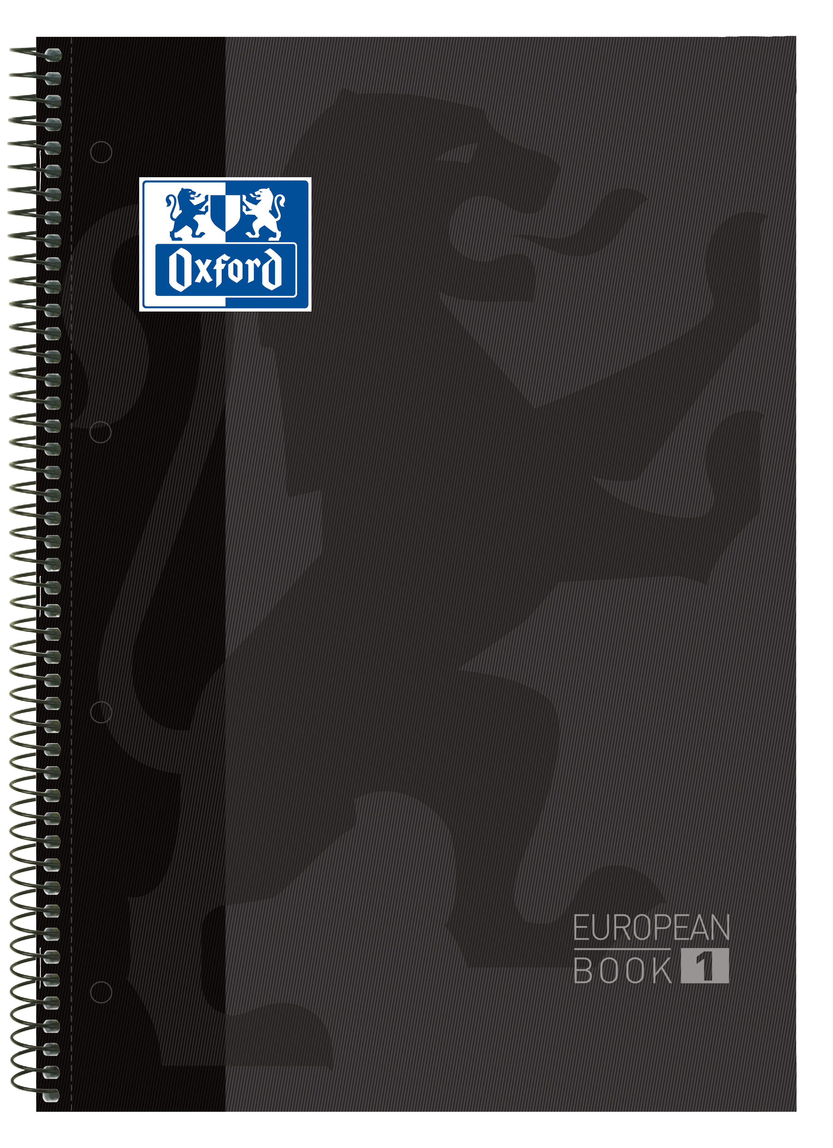 Cahier Oxford A4+ 5x5mm 80f Noir