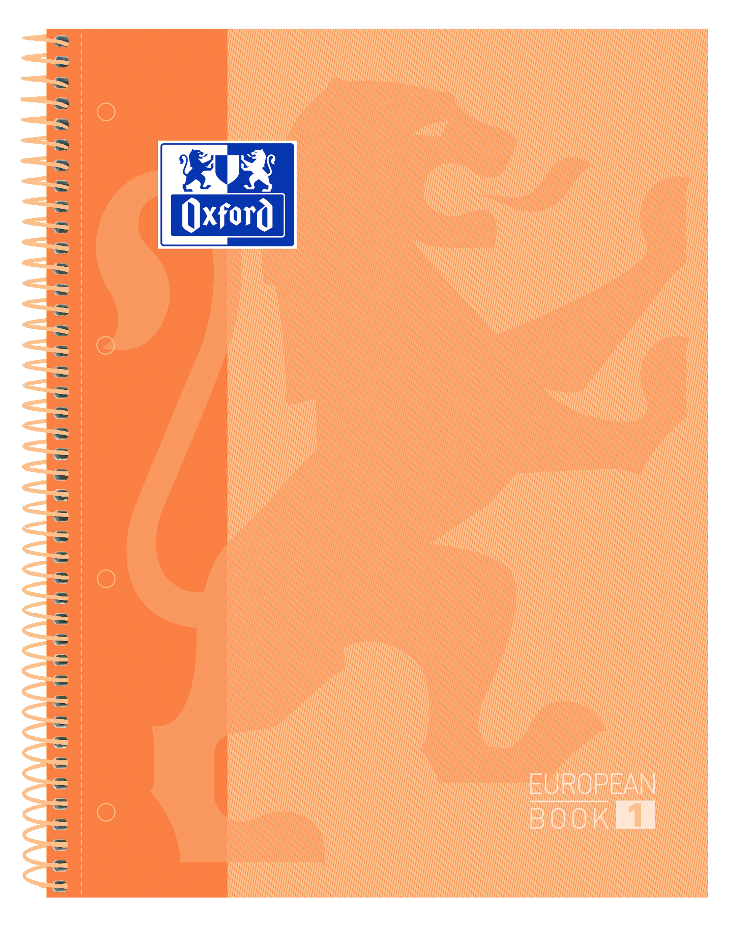 Cahier Oxford A4+ 5x5mm Pêche