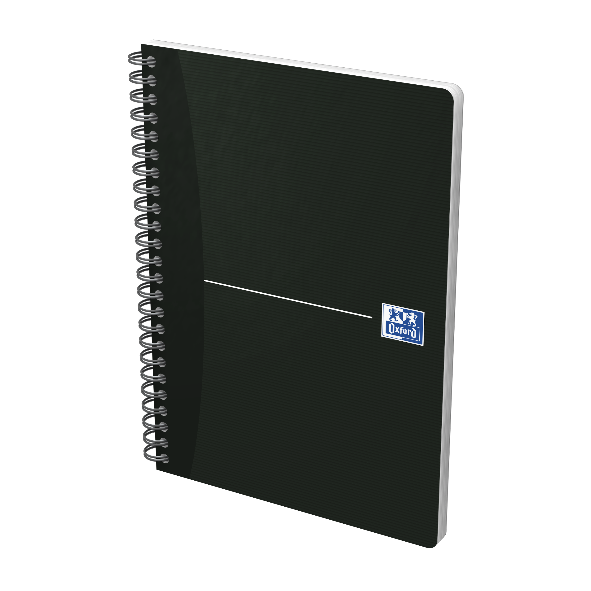 LOT de 5 Oxford Office Essentials Cahier à spirale A5 - Couverture souple - Double spirale - 1 ligne - 90 pages