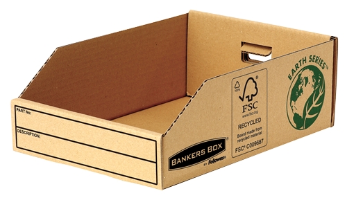 Fellowes Bankers Box Earth - LOT de 50 Plateaux en carton 200mm - Assemblage manuel