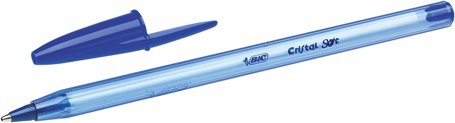 Lot de 50 Bic Stylos Bille Bleus