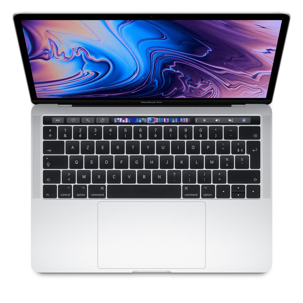 MacBook Pro Touch Bar 13'' i5 2,4 GHz 8Go 512Go SSD 2019 Argent