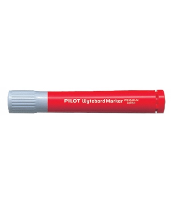 Marqueur pour tableau blanc Pilot - Pointe conique de 4 mm - Course de 1,8 mm - Rechargeable - Encre à base d'alcool - Effaçable à sec - Couleur rouge