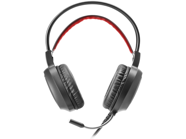Mars Gaming MH120 Casque de jeu avec microphone flexible - Bandeau réglable - Coussinets d'oreille rembourrés - Contrôle du casque - Câble de 1,80 m