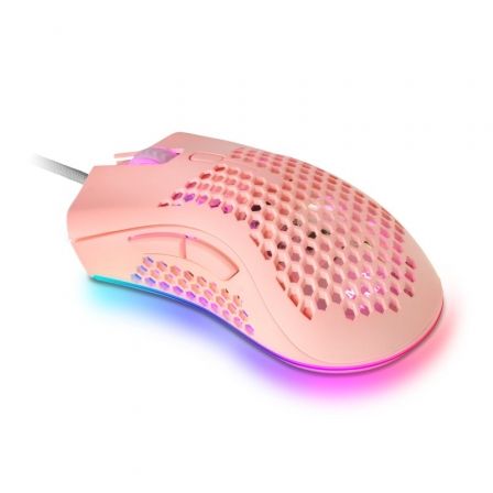 Mars Gaming MMEX Souris Gaming USB 32000dpi - Boîtier Panneau Perforé - 7 Boutons Programmables - Eclairage Chroma RGB - Droitier - Câble 1.70m