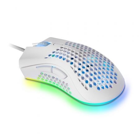 Mars Gaming MMEX Souris Gaming USB 32000dpi - Boîtier Panneau Perforé - 7 Boutons Programmables - Eclairage Chroma RGB - Droitier - Câble 1.70m