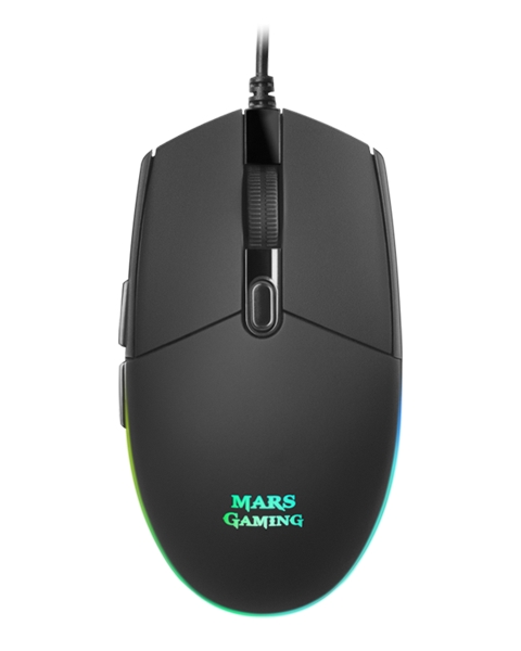 Mars Gaming MMG USB Gaming Mouse 3200dpi - 6 Boutons - Eclairage LED RVB - Droitier - Câble 1,60m