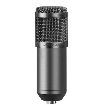 Mars Gaming MMICPRO Microphone USB Cardioïde à Bras Extensible pour Streaming - Support Anti-Vibration - Câble de 2,50m