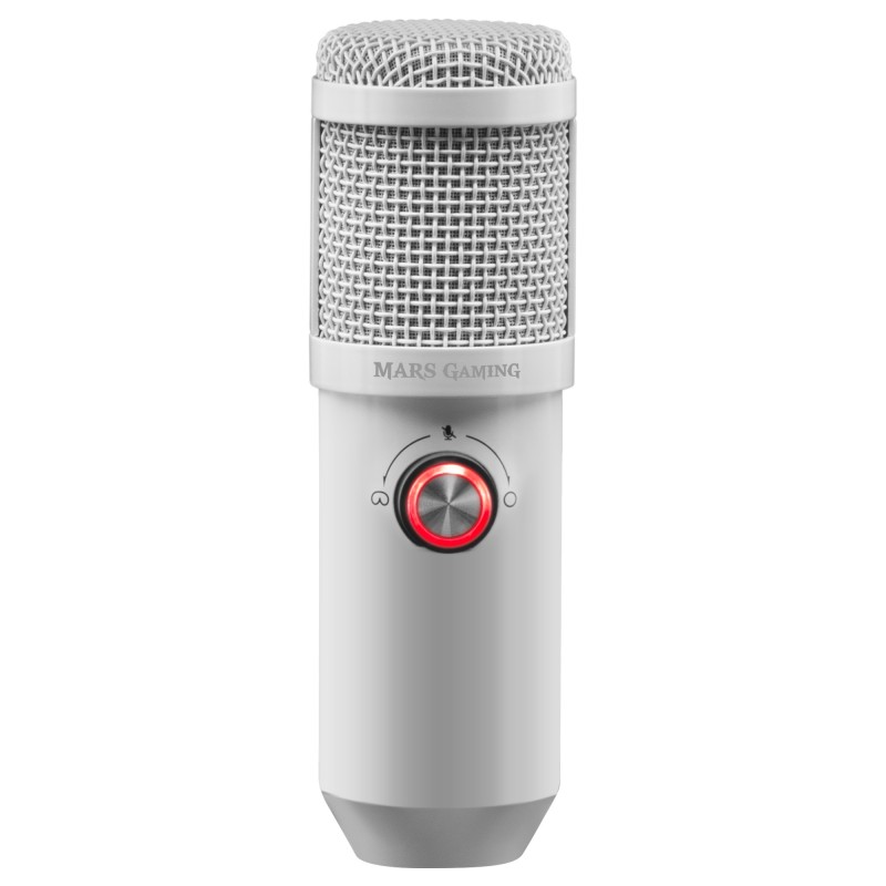 Mars Gaming MMICX Microphone USB professionnel cardioïde et omnidirectionnel - Câble de 2 m