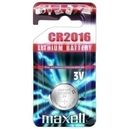 Maxell Pack de 1 pile bouton au lithium CR2016 3V