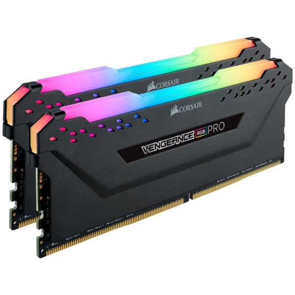 Mémoire Corsair Vengeance DDR4 32 Go, 2 x 16 Go PC3600 RGB PRO - Noir