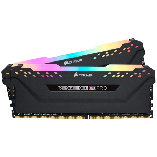 Mémoire Corsair Vengeance DDR4 32 Go, 2 x 16 Go PC3600 RGB PRO - Noir