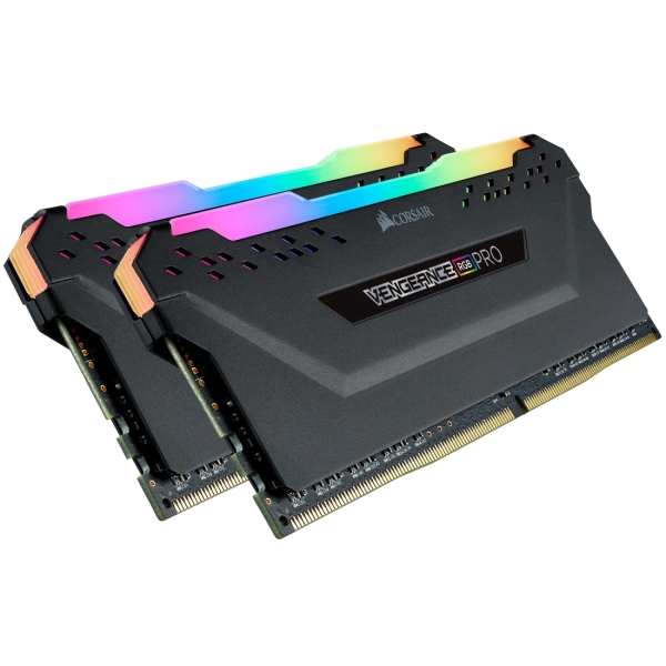 Mémoire Corsair Vengeance DDR4 32 Go, 2 x 16 Go PC3600 RGB PRO - Noir