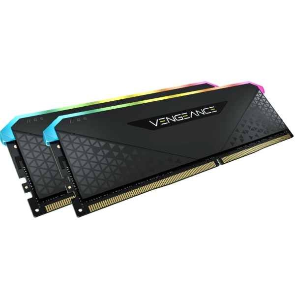 Mémoire Corsair Vengeance DDR4 64 Go (2 x 32 Go) PC3200 RGB RS - Noir
