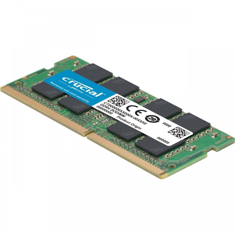 Mémoire RAM Crucial DDR4 32GB 3200Mhz PC4-25600 CL22 SO-DIMM