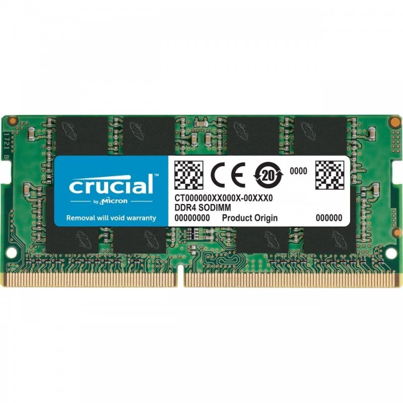 Mémoire RAM Crucial DDR4 32GB 3200Mhz PC4-25600 CL22 SO-DIMM