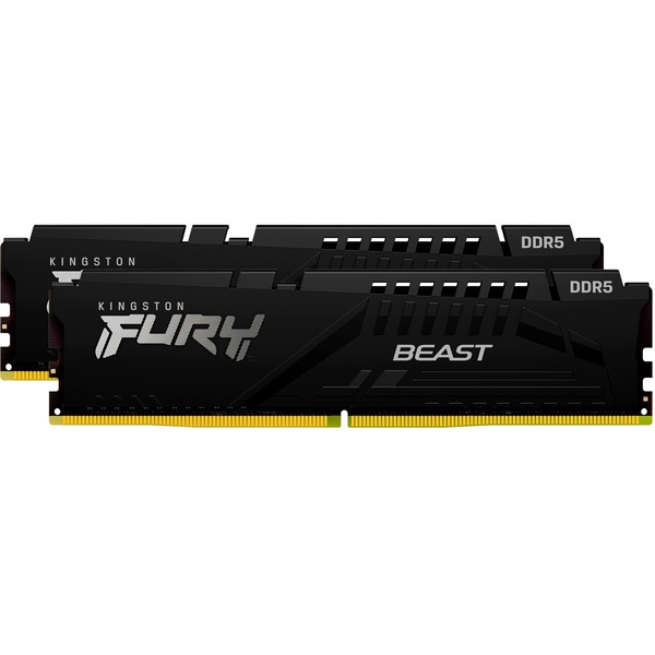 Mémoire RAM Kingston Fury Beast DDR5 6000 MT/s 32 Go (2 x 16 Go) CL30 DIMM