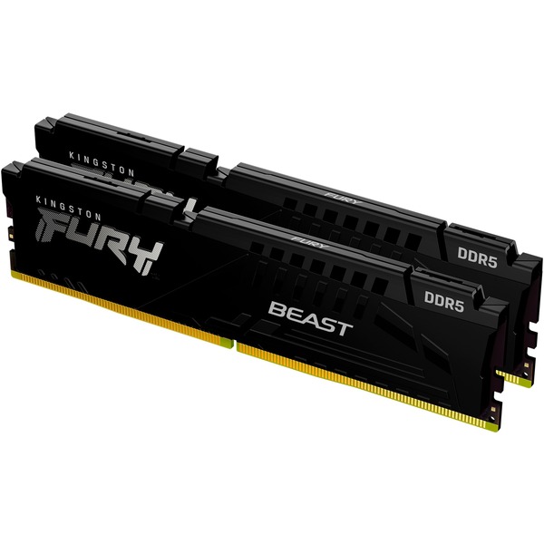 Mémoire RAM Kingston Fury Beast DDR5 6000 MT/s 32 Go (2 x 16 Go) CL30 DIMM