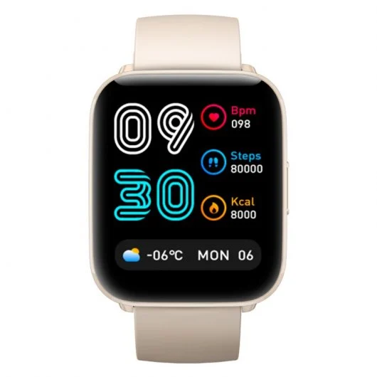 Mibro Watch C2 Montre Smartwatch Écran 1,69" - Bluetooth 5.0 - Autonomie jusqu'à 7 jours - Résistance à l'eau 2 ATM - Couleur Beige