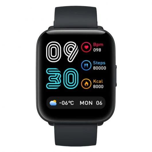 Mibro Watch C2 Smartwatch Montre Écran 1.69" - Bluetooth 5.0 - Autonomie jusqu'à 7 Jours - Étanche 2 ATM - Couleur Noir