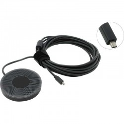 Microphone d'extension Logitech MeetUp - Câble de 6 m - Couleur noire