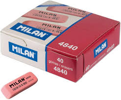 Lot 40 Gommes Biseautées Milan 4840