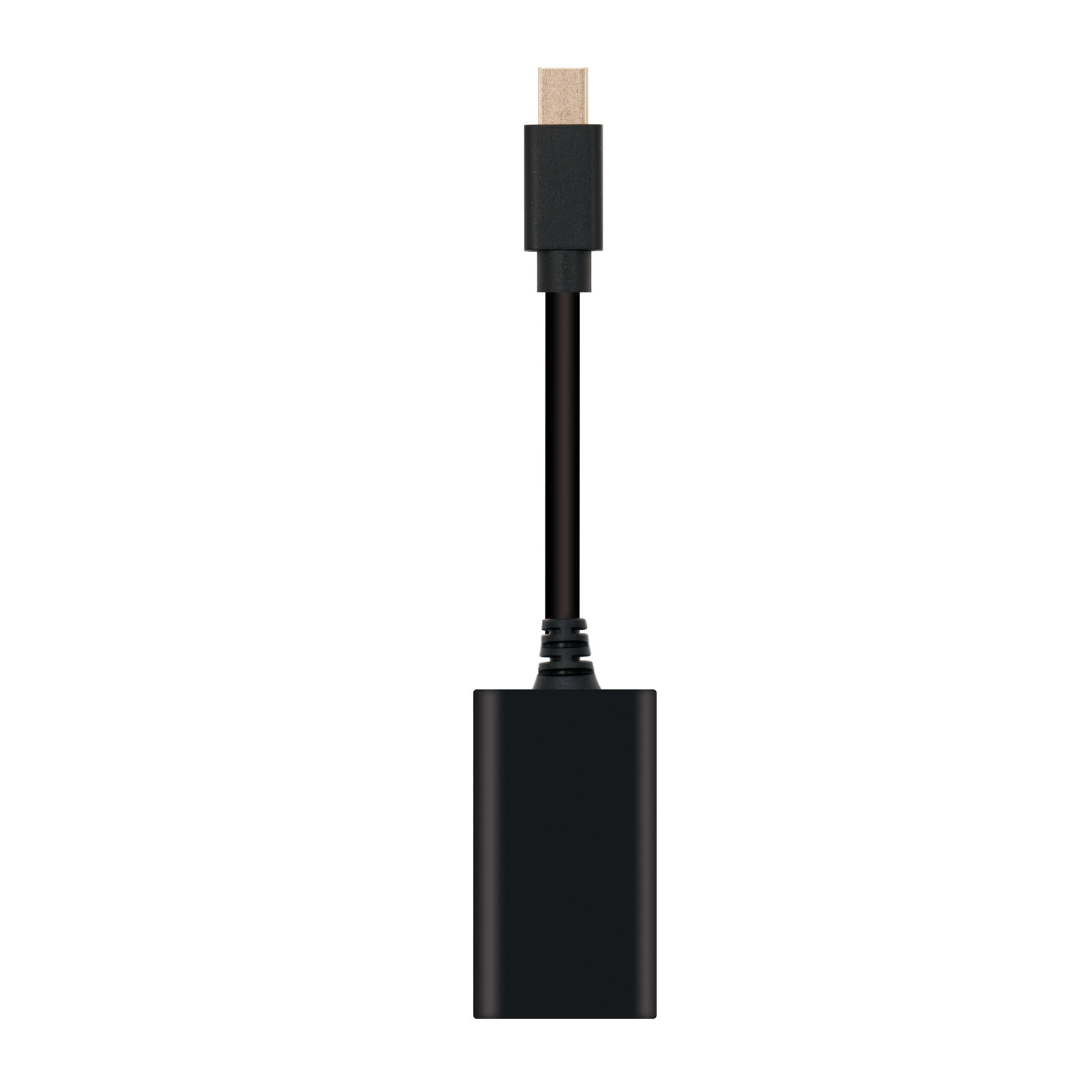 Mini câble convertisseur DP vers HDMI - mDP/M-HDMI A/H - 15 cm - Couleur noire