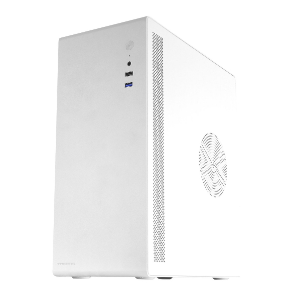 Mini Tour Tacens NOVAX Ultra Compacte - Structure Métallique Résistante - Excellent Refroidissement - Support MicroATX/Mini-ITX - USB 3.0 et 2.0 - Coloris Blanc