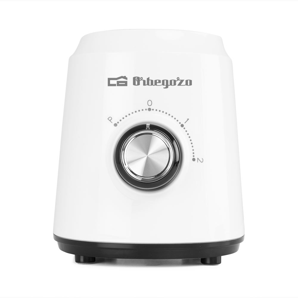 Mixeur Multifonction Orbegozo BV 5035 - Puissant 500W - Verre 1,5L - Lame Inox - 2 Vitesses + Pulse - Sécurité dans le bocal