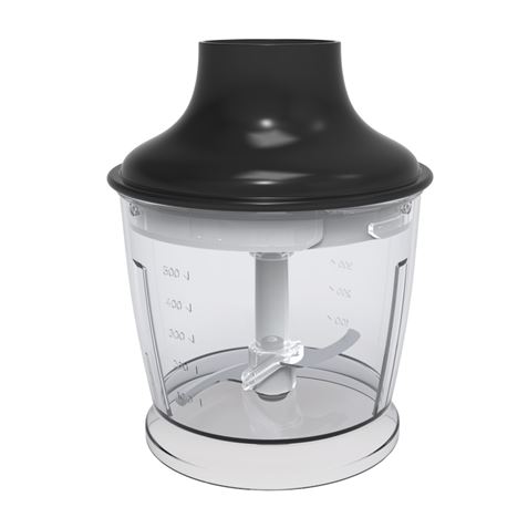 Mixeur Plongeant Inox Muvip 1200W + Accessoires - 2 Vitesses - Contrôle de Vitesse - Corps Inox