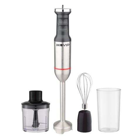 Mixeur plongeant inox Muvip 1700W + accessoires