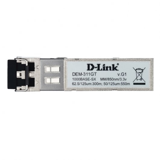 Module D-Link Mini-GBIC 1 port LC 1000BaseSX multimode (3,3 V, jusqu'à 550 m)