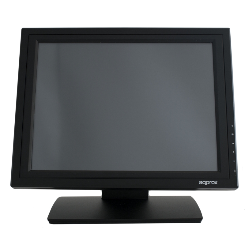 Approx Moniteur à écran tactile LED 15" pour POS 1024 x 768 - Réponse 5 ms - Angle de vision de 160º - USB, VGA - VESA