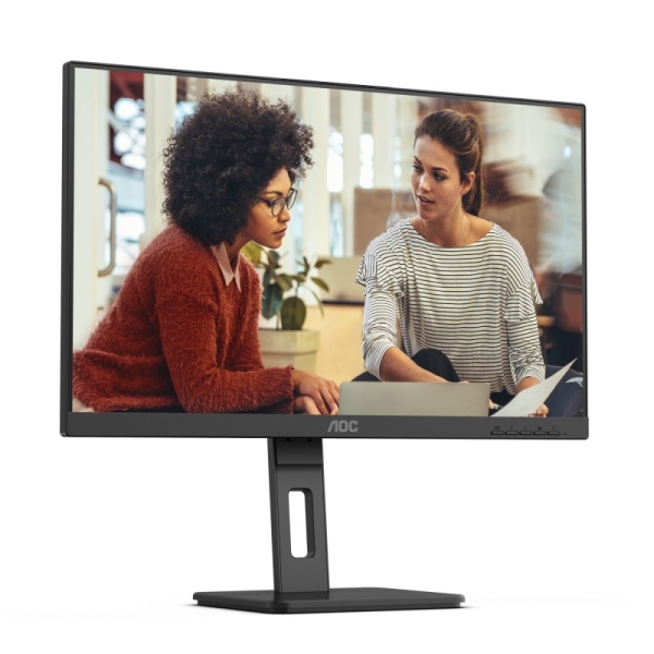 Moniteur AOC 24" LED IPS FullHD 1080p 75 Hz - Réponse 4 ms - Réglage de la hauteur - Angle de vision 178° - Haut-parleurs intégrés - HDMI, VGA, Audio - Support VESA 100x100