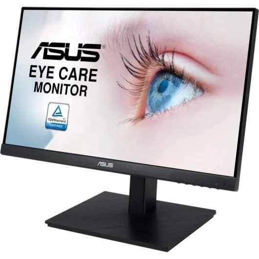 Moniteur Asus 21,5" LED IPS FullHD 1080p 75Hz FreeSync - Réponse 5ms - Haut-parleurs intégrés - Réglable en hauteur, pivotant et inclinable - Angle de vision de 178° - 16:9 - USB, HDMI, VGA, DisplayPort - VESA 100x100mm