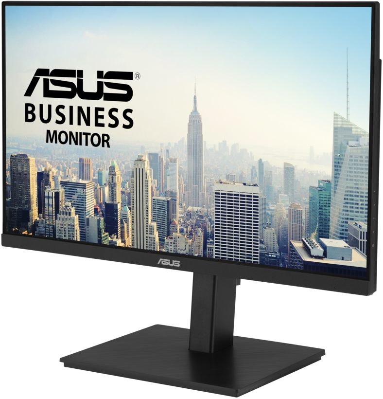 Moniteur Asus 23,8" LED IPS FullHD 1080p 75 Hz - Réponse 5 ms - Hauteur réglable, rotation et inclinaison - Haut-parleurs intégrés - Angle de vision 178º - 16:9 - USB-A, USB-C, HDMI, DisplayPort - VESA 100x100 mm