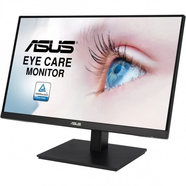 Moniteur Asus 27" IPS LED FullHD 1080p 75Hz - Réponse 5ms - Hauteur réglable et pivotant - Angle de vision 178° - 16:9 - HDMI, DPort - VESA 100x100mm