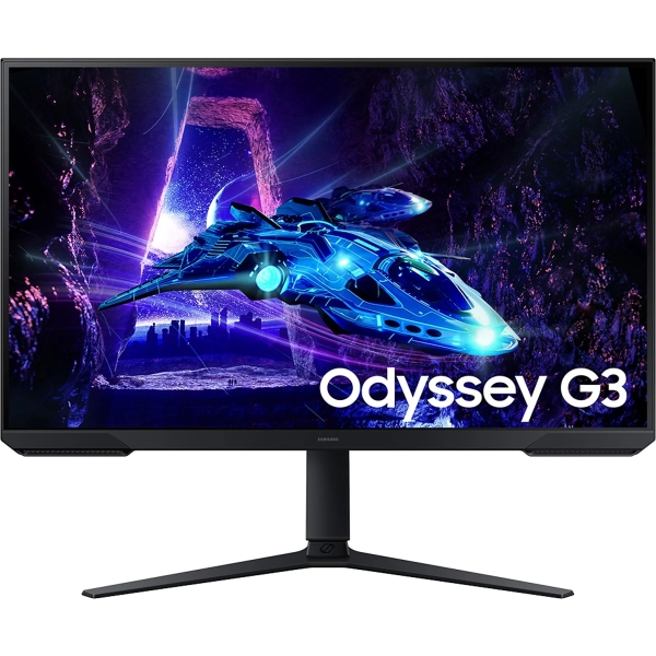 Moniteur de jeu Samsung Odyssey G3 G30D 32" VA FullHD 1080P 180Hz FreeSync Premium - Réponse 1 ms - Hauteur réglable, pivotant et inclinable - Angle de vision 178° - 16:9 - HDMI, DisplayPort - VESA 100x100mm