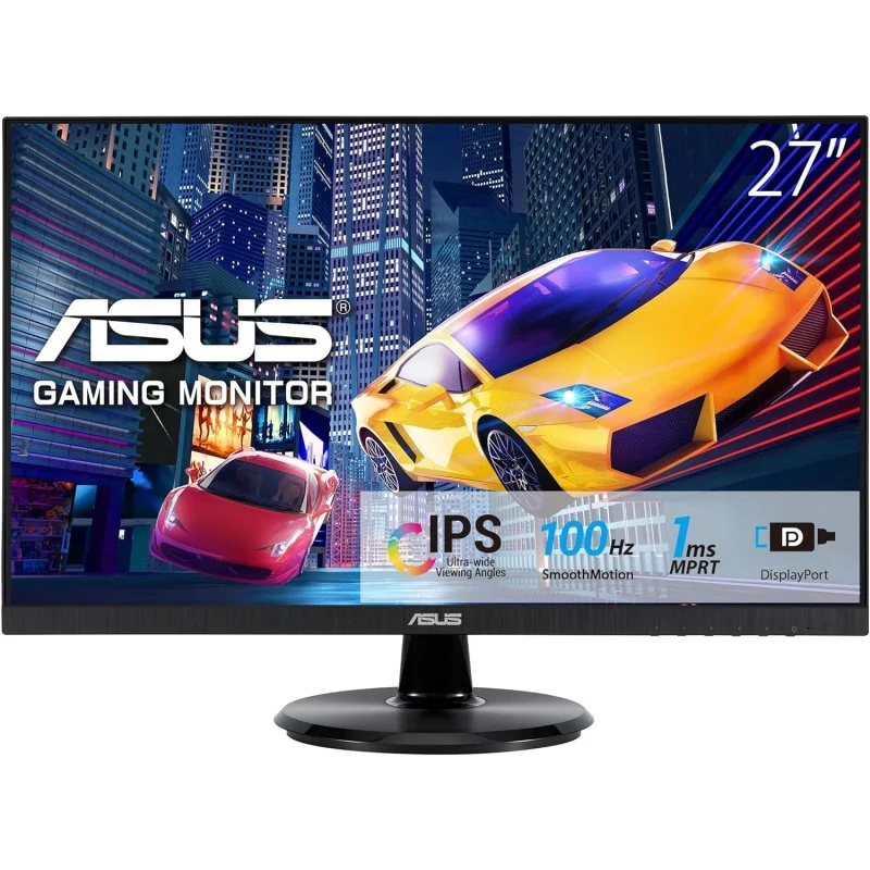 Moniteur Gaming Asus 27" IPS LED FullHD 1080p 100Hz - Réponse 1ms - Angle de vision 178° - Haut-parleurs intégrés - HDMI, DisplayPort - VESA 100x100mm