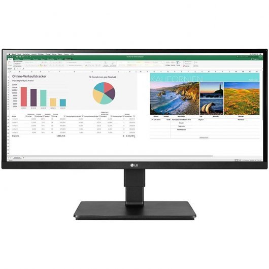 Moniteur LED LG 29" IPS UltraWide Full HD - Freesync - Réponse 5 ms - Angle de vision 178º - 21:9 - HDMI, DP