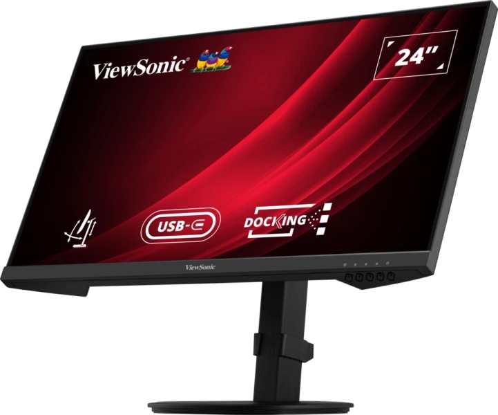 Moniteur LED ViewSonic VG2409U-2 24" IPS Full HD 1080p HDR - Temps de réponse de 4 ms - Haut-parleurs 5 W - 16:9 - Réglable en hauteur, pivotant et inclinable - HDMI, audio, USB, RJ45 - Angle de vision de 178° - VESA 100 x 100 mm