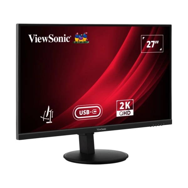 Moniteur LED ViewSonic VG2709-2K-MHDU-2 27" IPS QHD 2K HDR - Temps de réponse de 4 ms - Haut-parleurs 5 W - 16:9 - Hauteur réglable, pivotant et inclinable - HDMI, audio, USB-C - Angle de vision de 178° - VESA 100 x 100 mm