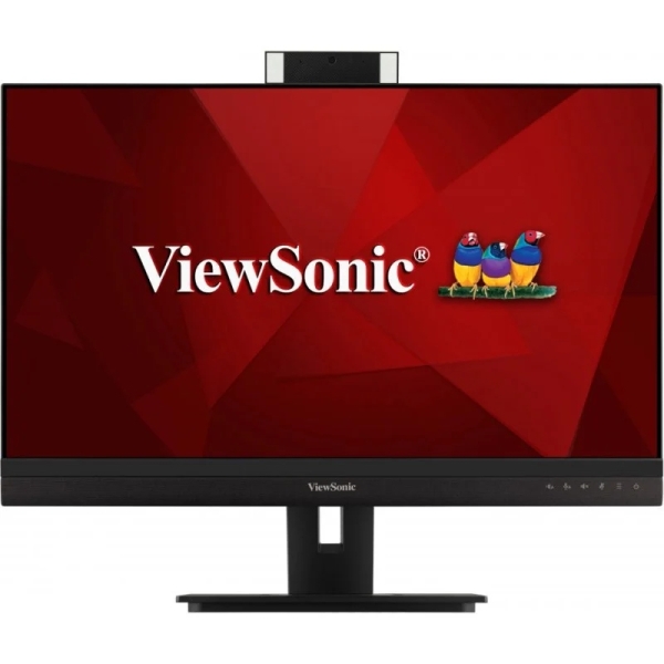 Moniteur LED ViewSonic VG2756V-2K 27" IPS QHD 2K HDR - Temps de réponse de 5 ms - Haut-parleurs 10 W - Webcam - 16:9 - Hauteur réglable, pivotant et inclinable - HDMI, DisplayPort, audio, USB-C, RJ45 - Angle de vision de 178° - VESA 100 x 100 mm