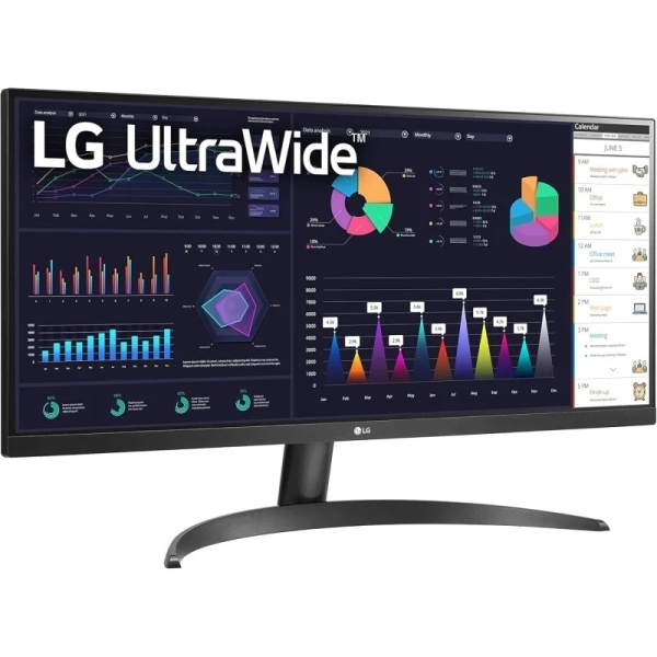 Moniteur LG Ultrawide 29" LED UWFHD 100 Hz HDR FreeSync - 21:9 - Temps de réponse de 5 ms - Haut-parleurs 14 W - HDMI, DisplayPort, USB-C - VESA 100 x 100